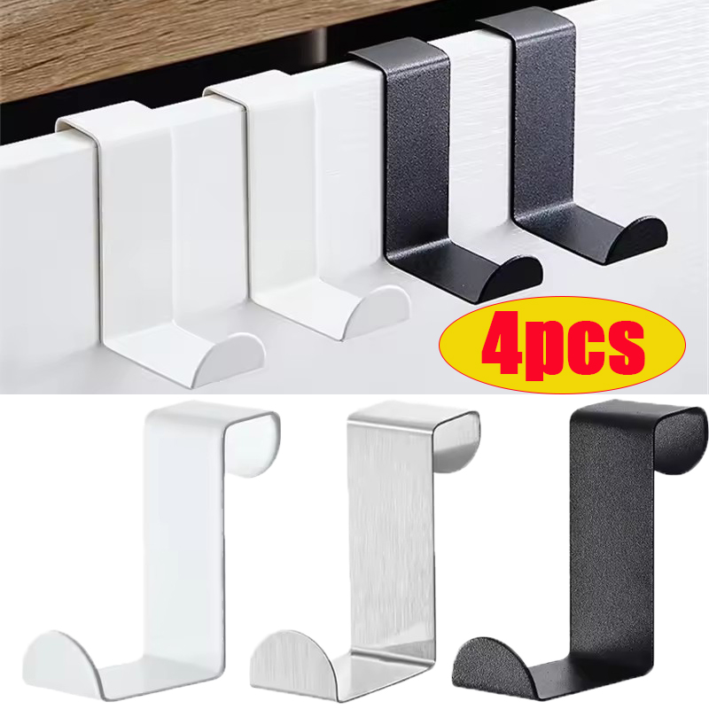Kitchen Appliances Cabinet - Lade omkeerbare roestvrijstalen haken, kastdeur handdoekhouders