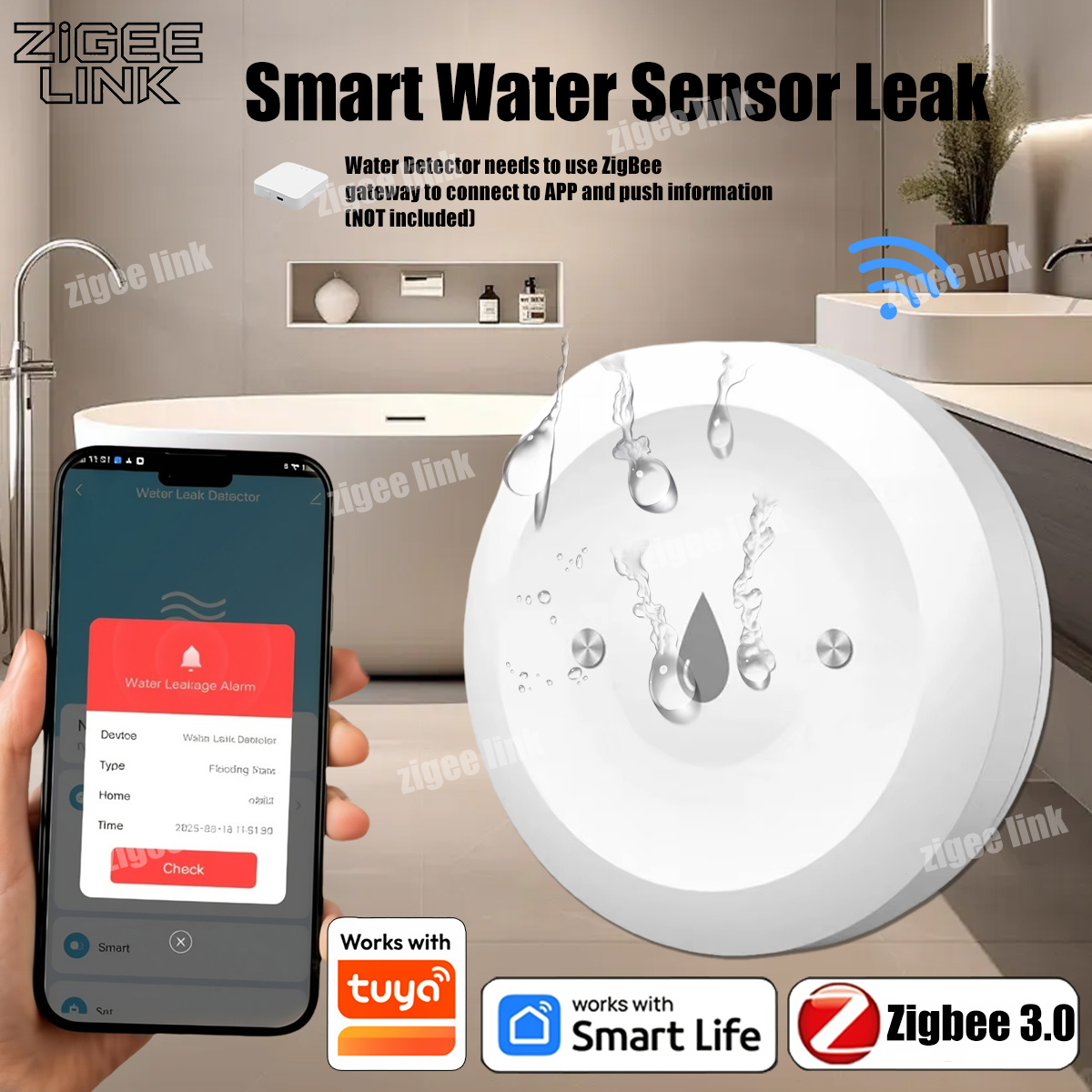 Slimme waterleksensor voor Tuy - Kitchen Appliances Video recensie en prijs