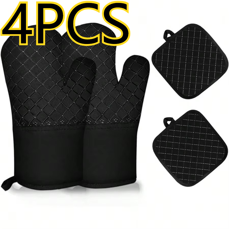 4 stuks siliconen keukenhandsc - Microwave Oven recensie en prijs