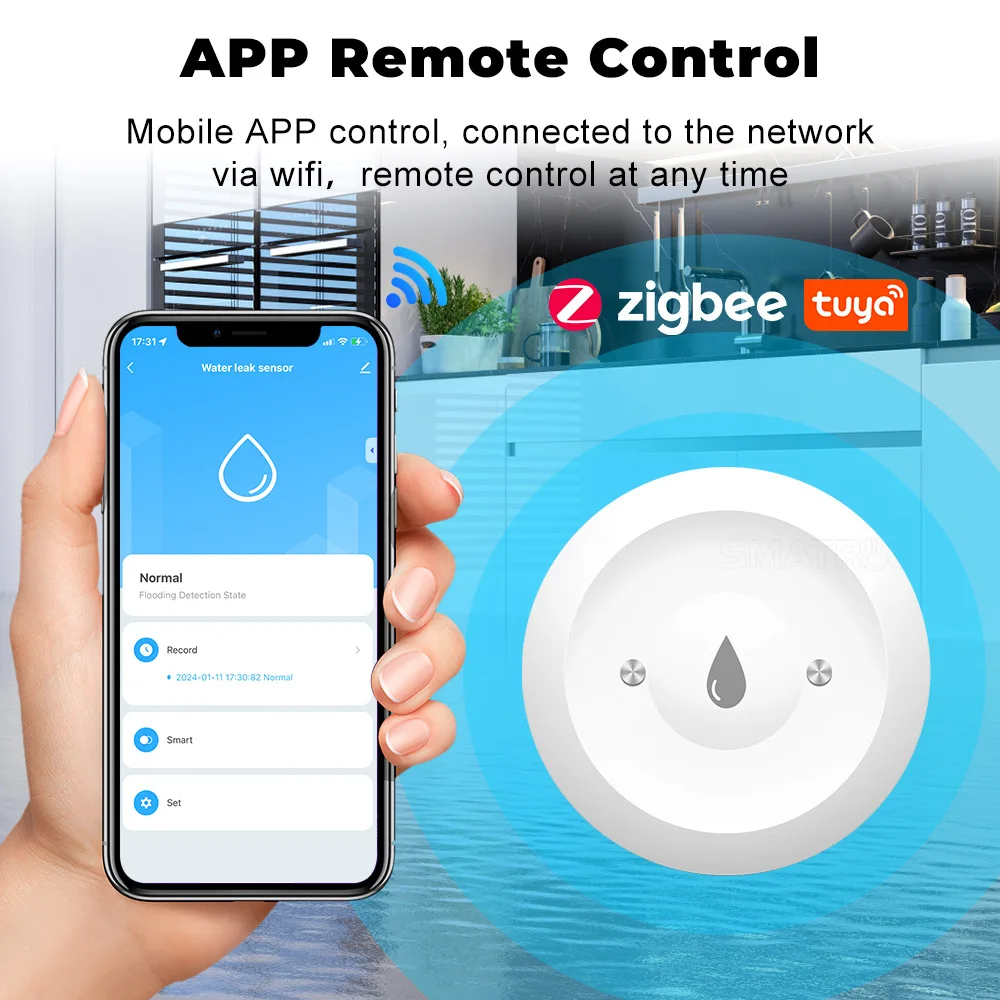 Tuya Zigbee Smart Waterleksens - Kitchen Appliances Video recensie en prijs