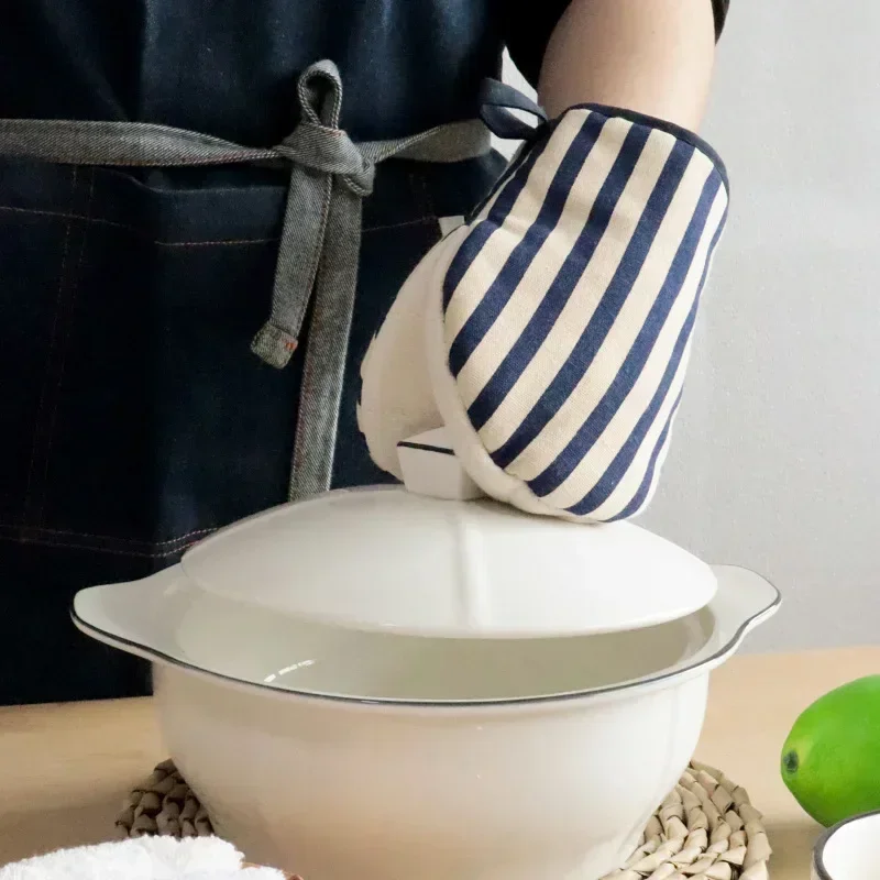 1 paar katoenen ovenwanten en  - Microwave Oven recensie en prijs