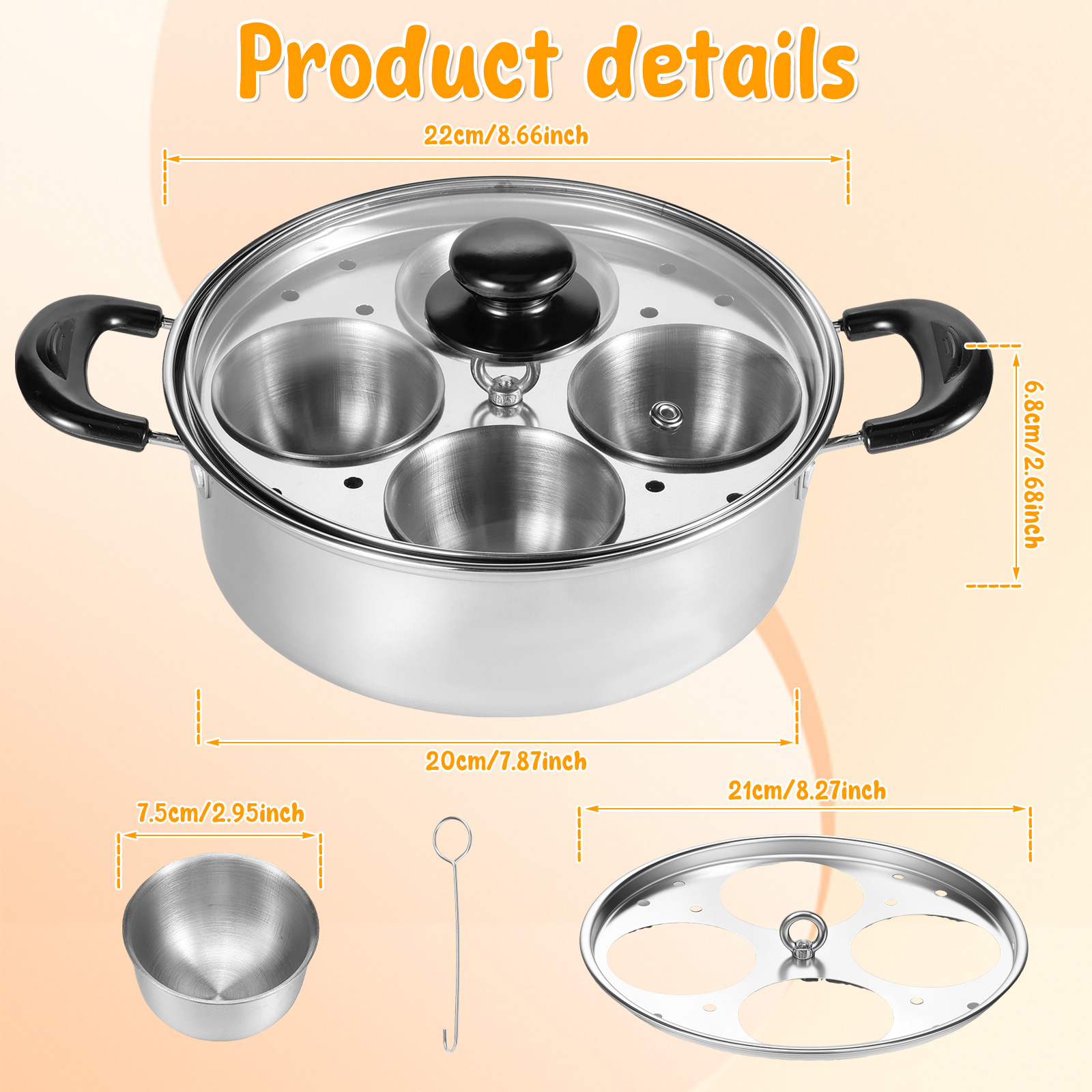 Ei Stroper Rvs Gepocheerde Ei  - Induction Cooktop Portable recensie en prijs