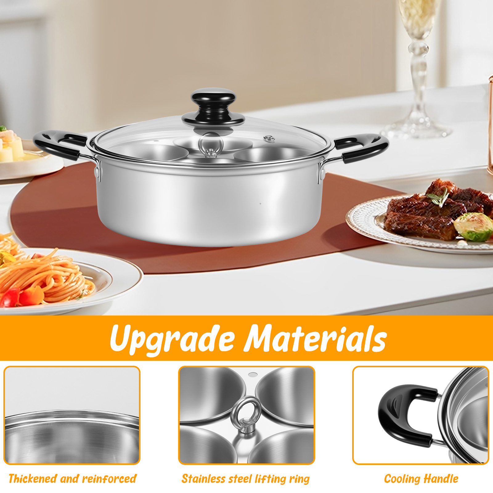 Ei Stroper Rvs Gepocheerde Ei  - Induction Cooktop Portable recensie en prijs
