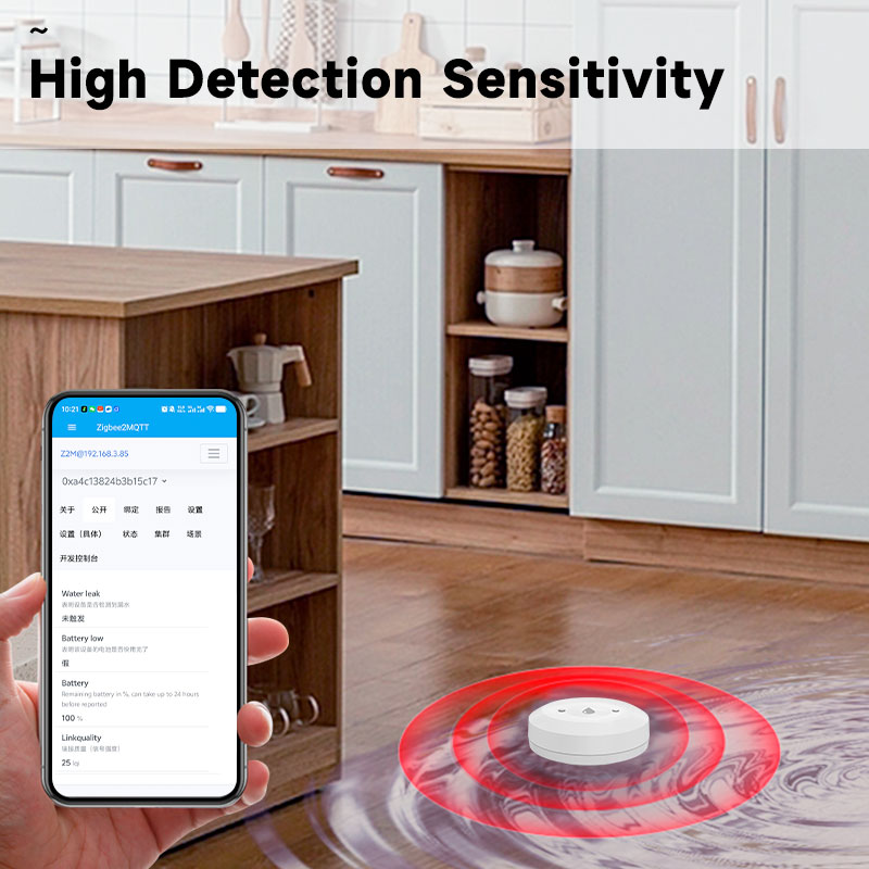Slimme Zigbee waterlekdetector - Kitchen Appliances Video recensie en prijs